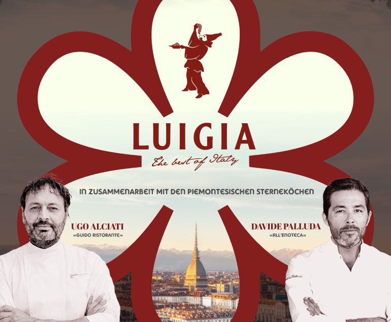 Piemont ist der Star bei Luigia mit Menüs von Sterneköchen